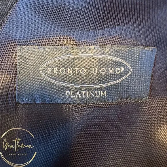 Pronto Uomo Men's 40L Charcoal Gray Wool Blazer Sport Coat 2-Button Suit Jacket